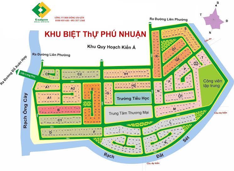 Chuyên giới thiệu mua bán đất dự án Phú Nhuận, Quận 9 6725484
