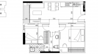 Tư vấn bố trí nội thất siêu hợp lý cho căn hộ 49 m2 Tư vấn bố trí nội thất siêu hợp lý cho căn hộ 49 m2