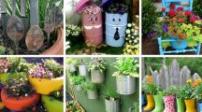 [Infographic] Tự tạo khu vườn nhỏ xinh từ đồ tái chế