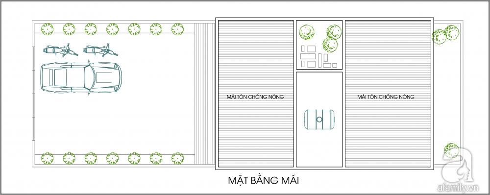 Bản vẽ mặt bằng mái tư vấn thiết kế nhà