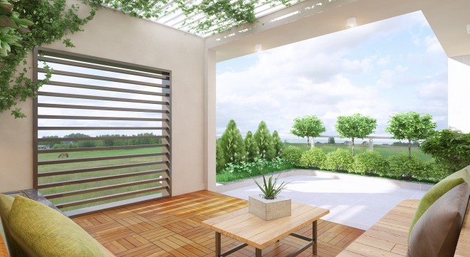 Thật tuyệt khi ngôi nhà sở hữu một chốn lý tưởng với góc nhìn thoáng như thế này tư vấn thiết kế căn hộ