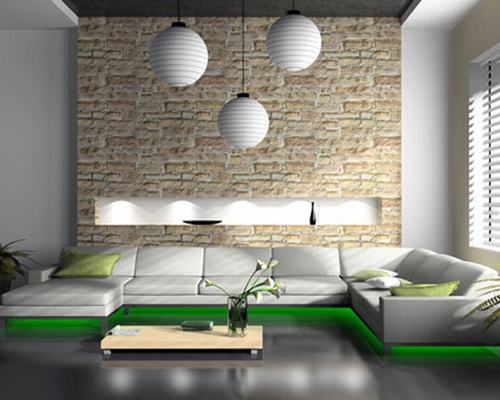 Các loại đèn trang trí dạng thả có ánh sáng trắng nhẹ, vàng nhạt, trắng ấm và khéo léo kết hợp với đèn ốp trần sẽ giúp không gian thêm ấm cúng trang trí nhà cửa