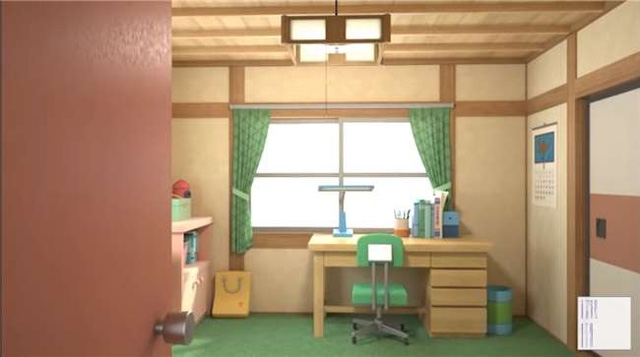 Ký ức tuổi thơ ùa về với ngôi nhà 3D của Nobita3 Phòng của Nobita
