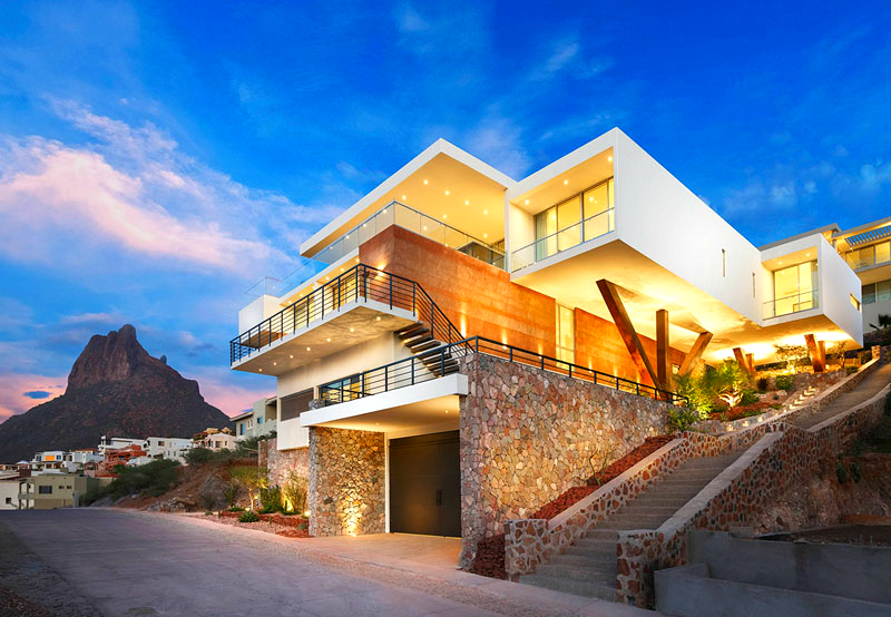 Ngôi nhà với phong cách nghỉ dưỡng độc đáo ở Mexico Ngôi nhà có lợi thế 2 mặt tiền