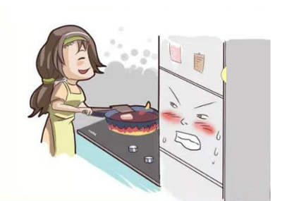 Cách phá đồ nhanh nhất là bố trí bếp cạnh tủ lạnh bài trí bếp
