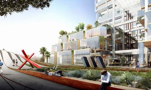 Đây là dự án đầu tiên của BIG ở Los Angeles, mục đích của nó là bảo tồn cấu trúc hình học điển hình của địa phương, đồng thời thiết lập một sự linh hoạt tối ưu. kiến trúc đẹp