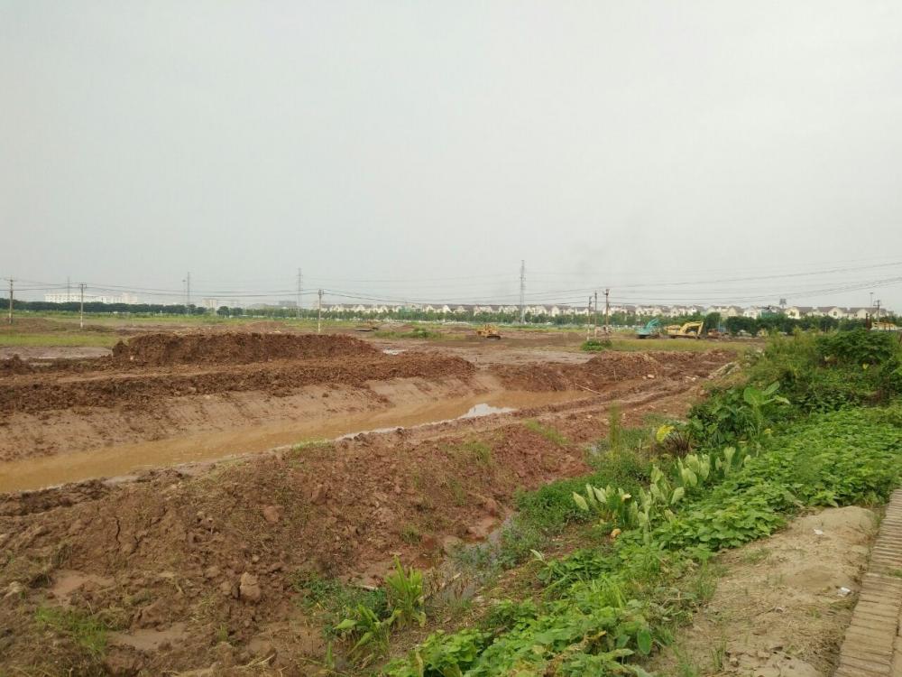 Những dòng sông, rạch trong dự án bắt đầu thành hình dần dần
