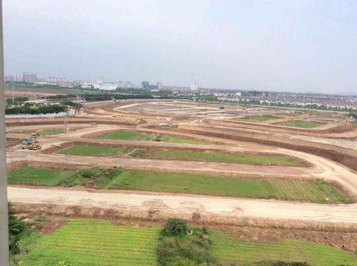 Chụp ảnh toàn cảnh dự án The Harmony thi công từ trên cao