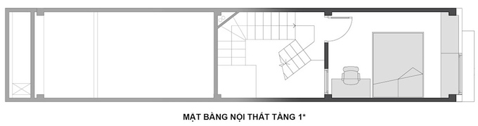 Mặt bằng thiết kế nội thất tầng 1 Nhà ở