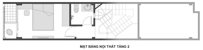 Mặt bằng nội thất tầng 2 Tầng 2