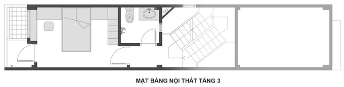 Mặt bằng nội thất tầng 3 Tầng 3