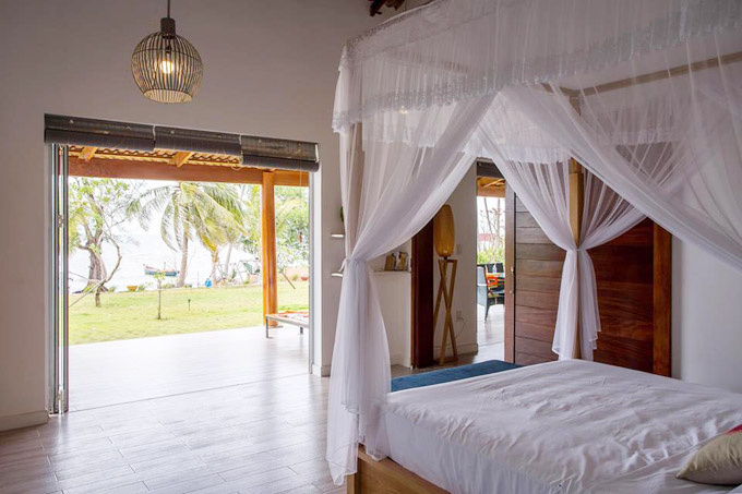 Chi phí xây nhà cao do những khó khăn về địa chất, kéo điện, nước sạch, vật liệu, nhân công... Phòng ngủ