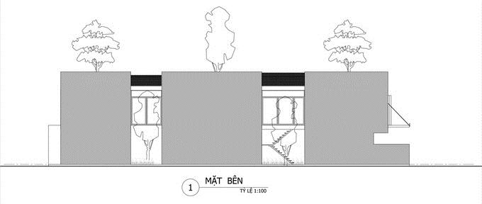 Mặt bên Thiết kế nhà đẹp