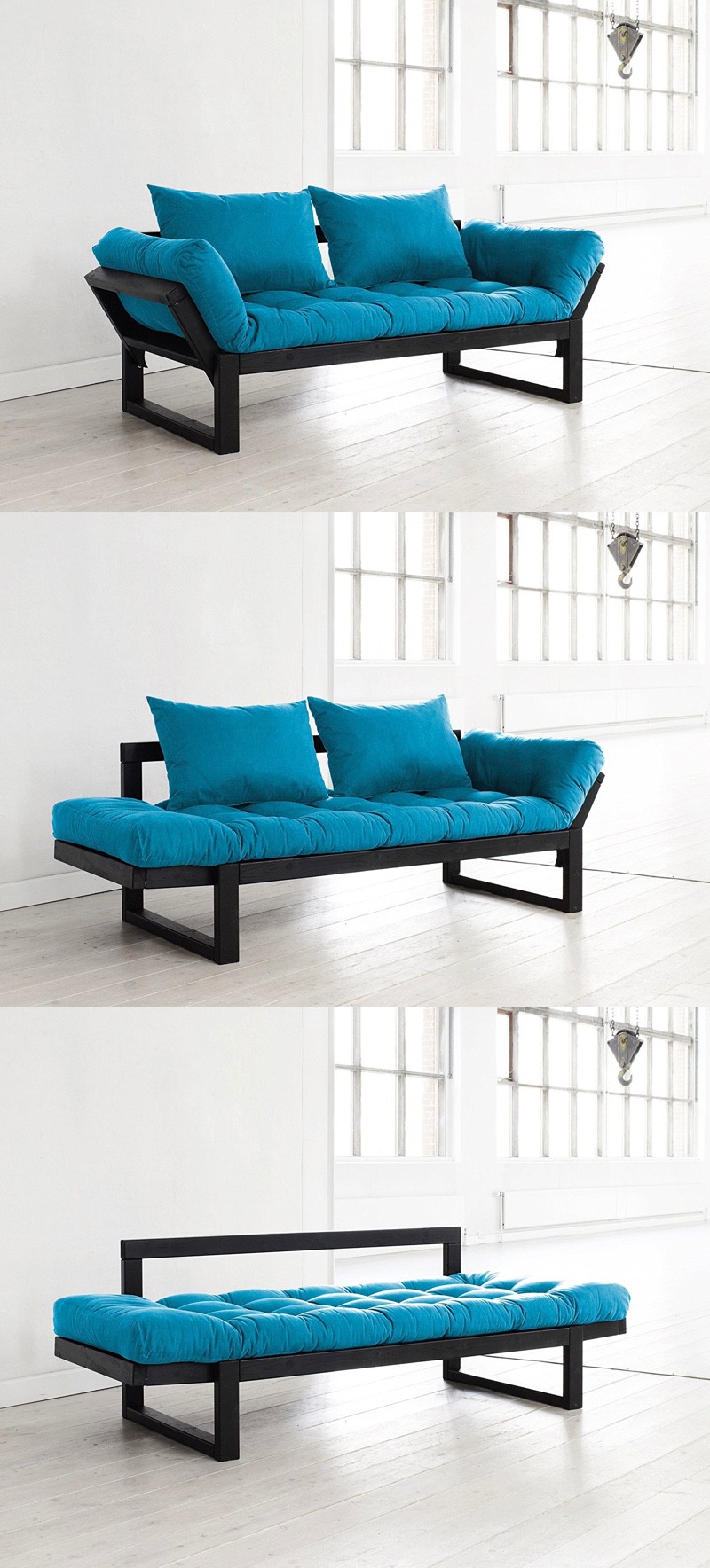 Chiếc ghế sofa 3 chỗ này có thể phục vụ như một chiếc ghế dài, sảnh khách. Với không gian nhỏ rất phù hợp với mẫu sofa này Thiết kế đẹp