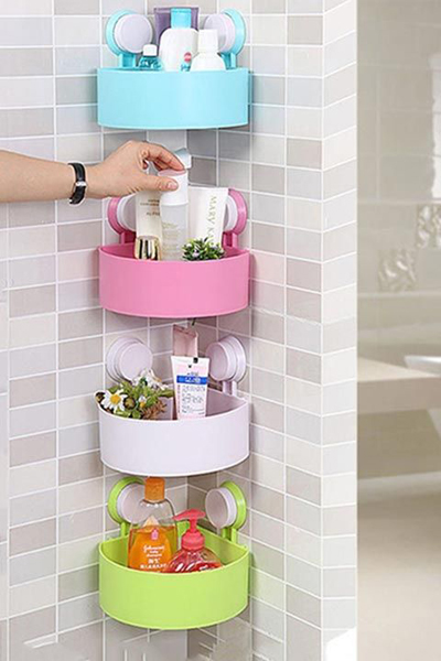 Mọi góc trong phòng có thể tận dụng để dầu gội, sữa tắm Kiến trúc nhà đẹp