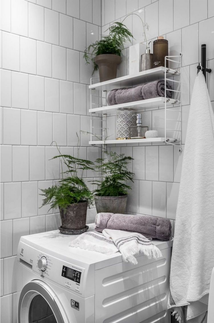 Cây xanh được tận dụng ở phòng tắm Phòng đẹp
