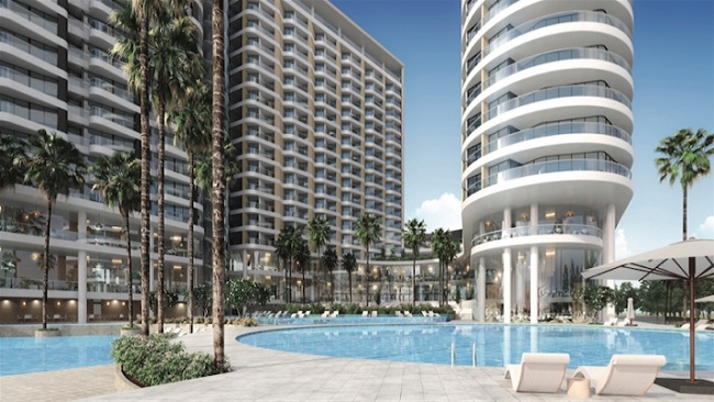 Lượng tiêu thụ căn hộ condotel trong quý II giảm mạnh. Ảnh minh họa dự án condotel