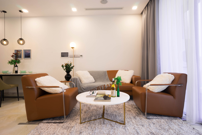 Kiến trú sư Minh Tran (Công ty MiMa) triển khai cải tạo căn hộ trong 7 ngày, thời gian khá ngắn căn hộ ấn tượng