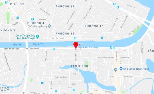 Vị trí khu đất bị thu hồi trên bản đồ Vị trí khu đất bị thu hồi trên bản đồ