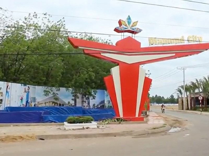 Dự án khu dân cư Boulevard City, Trảng Bom có tên trong danh sách điều tra của Công an tỉnh Đồng Nai. Ảnh: VH dự án bất động sản bị điều tra