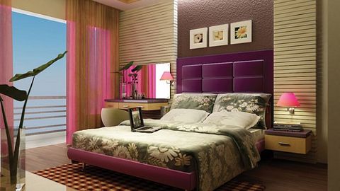 Thiết kế phòng ngủ hợp phong thủy sẽ đem lại nhiều lợi ích. Ảnh minh họa phòng ngủ hợp phong thủy