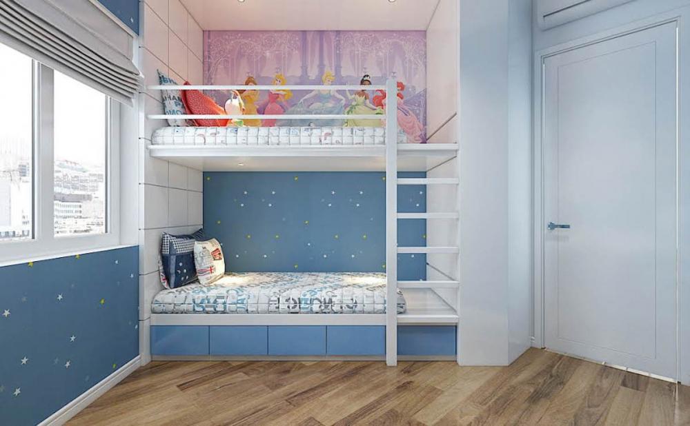 Giường ngủ tầng cho các bé tiện dụng và tiết kiệm diện tích Giường ngủ tầng
