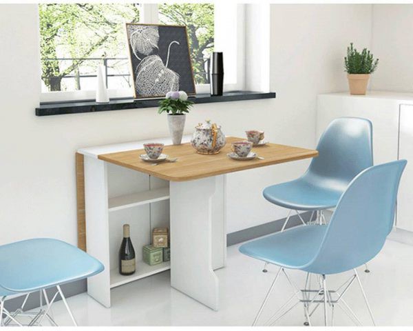 Bàn ăn thông minh có thể gấp gọn phù hợp với các không gian nhỏ không gian nhỏ