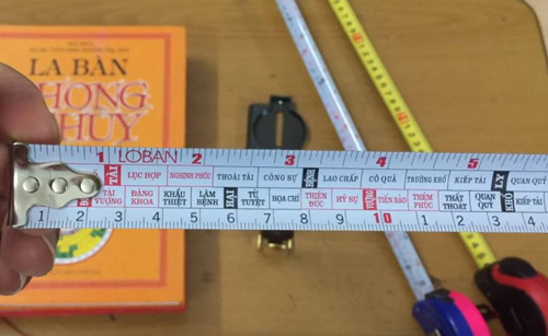 Thước lỗ ban vẫn được ứng dụng trong xây dựng hiện đại thước lỗ ban