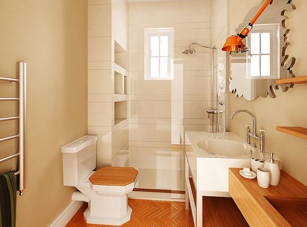 Phòng tắm với các thiết bị vệ sinh ốp gỗ sang trọng và ấm áp phòng tắm đẹp