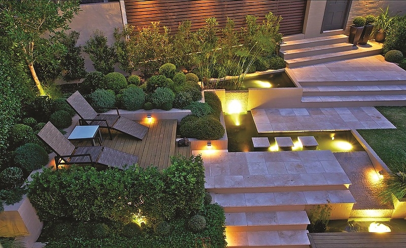 Cần đảm bảo cả hai yếu tố công năng và thẩm mỹ khi thiết kế chiếu sáng cho sân vườn thiết kế chiếu sáng cho sân vườn