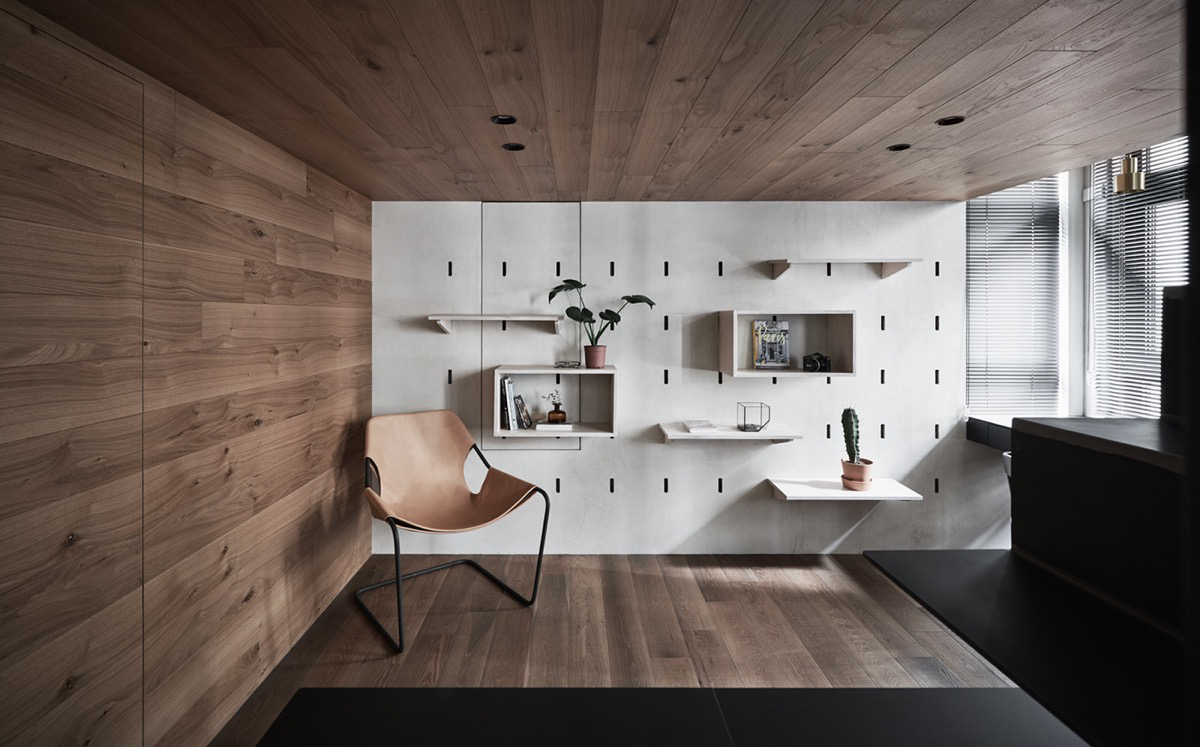 Thiết kế giá treo tường đơn giản, linh hoạt có thể điều chỉnh tùy ý giá treo tường