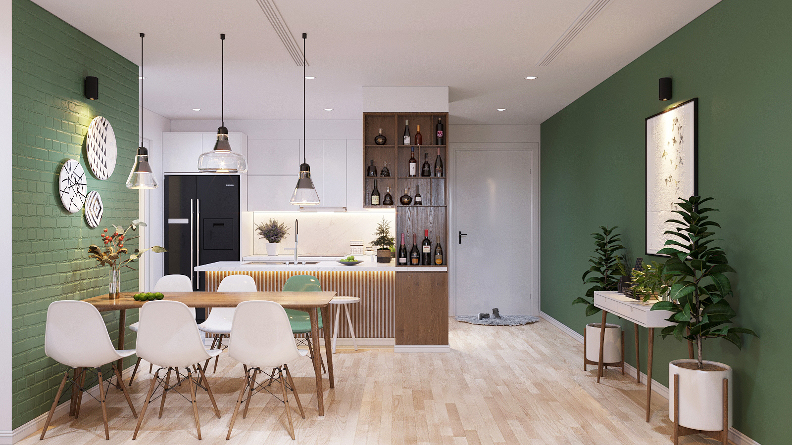 Những chiếc ghế ăn phong cách Scandinavia là điểm nhấn hoàn hảo cho không gian ăn uống. ghế ăn phong cách Scandinavia