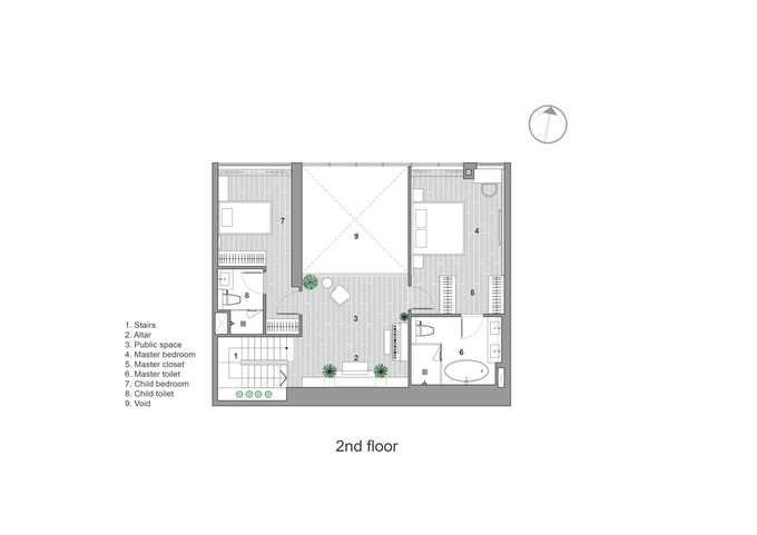Bản vẽ mặt bằng tầng 2 căn hộ duplex tuyệt đẹp ở TP. HCM. căn hộ duplex tuyệt đẹp ở TP. HCM