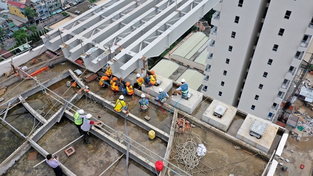 Lượng dự án bất động sản tại TP.HCM sụt giảm mạnh nhất trong 2 năm gần đây. Ảnh minh họa dự án bất động sản tại TP.HCM